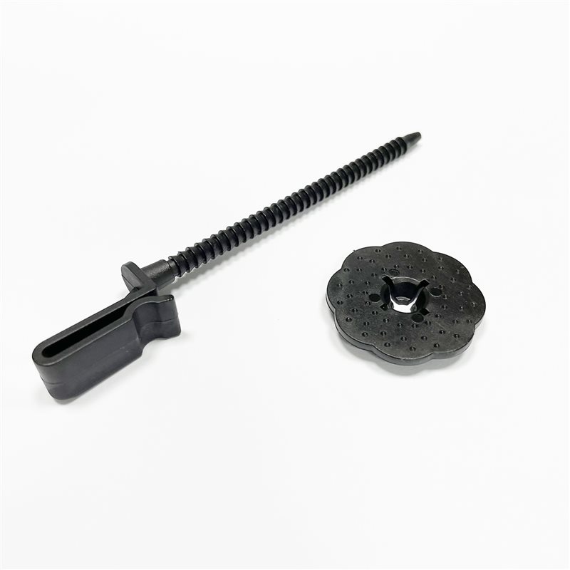Solar Panel J-Hook Fastener Set with Mid Clamp Bracket