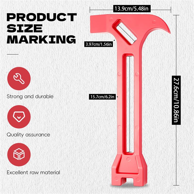 4-in-1 Emergency Tool (Aluminum Die Cast Components)