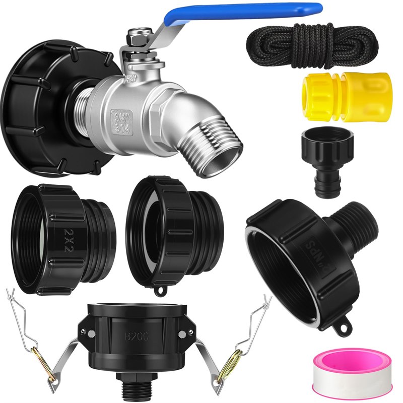 Custom IBC Tote Adapter for 275-330 Gallon Tanks
