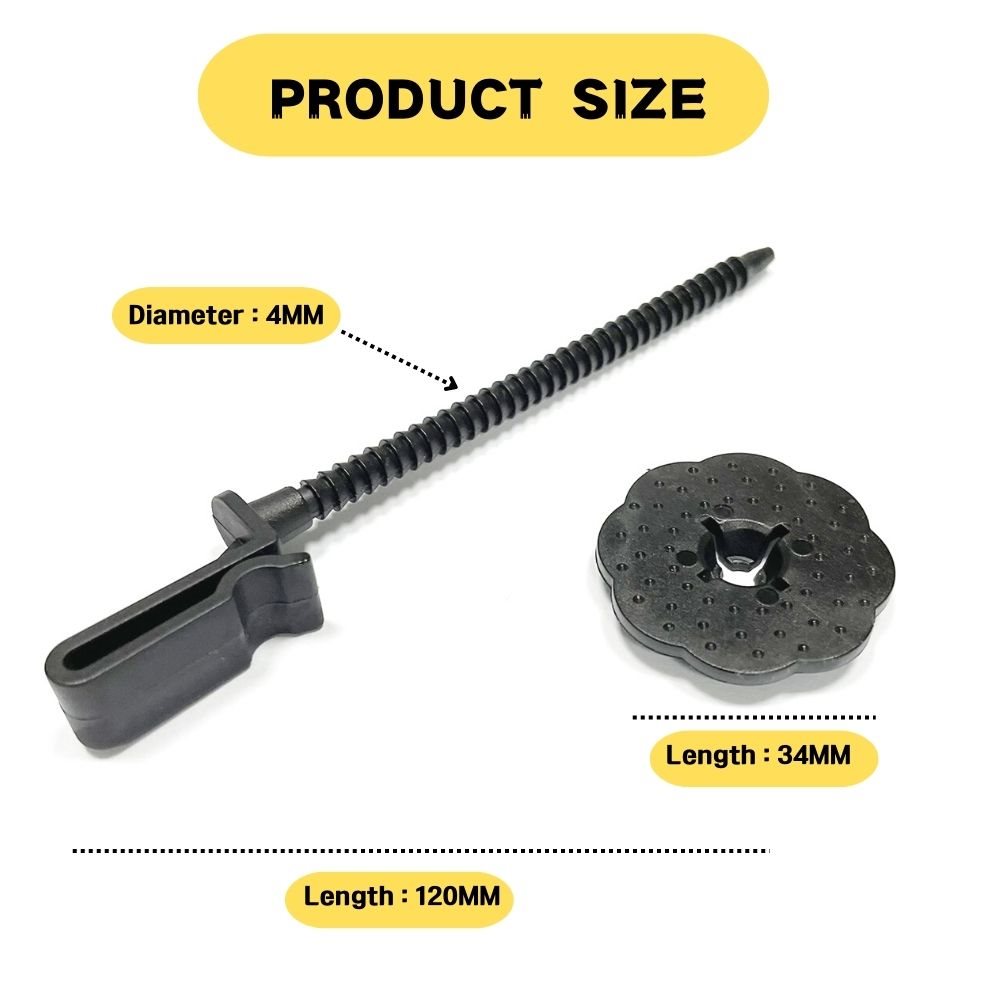 Solar Panel J-Hook Fastener Set with Mid Clamp Bracket