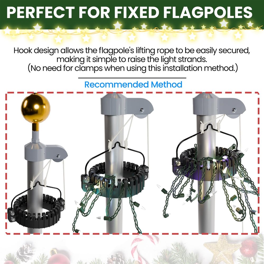 Flag Pole & Christmas Tree Light Kit Injection Molds