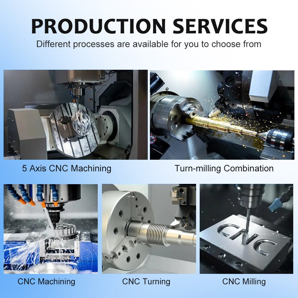 Custom CNC Machining Services (Broaching, Turning, Milling)